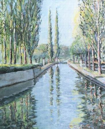 French Countryside oil painting